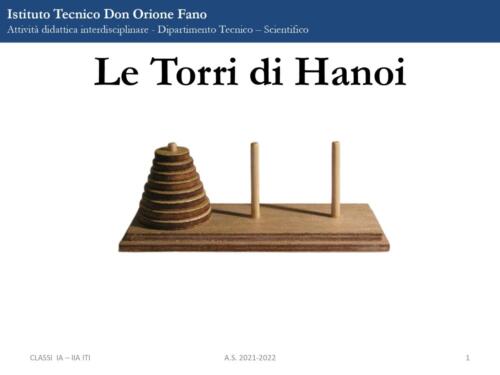 PRESENTAZIONE FINALE Le Torri di Hanoi page-0001